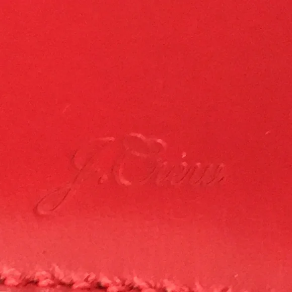 J Crew Crossbody Purse Womens Red Harper Leather Shoulder Bag Classic Bohemian - Picture 6 of 12